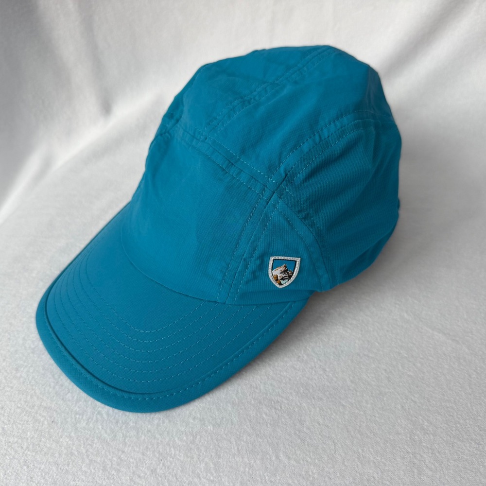 Kuhl Renegade Cap Strapback 5-Panel Blue Nylon Stretch Lightweight Hiking UPF 50